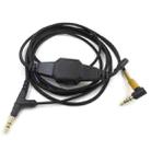 2m For Boom Microphone V-MODA Computer Gaming Headphone Cable(Gold Plug) - 1