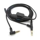 2m For Boom Microphone V-MODA Computer Gaming Headphone Cable(Black Injection Molding) - 1