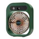 USB Charging Humidification Air Conditioner Fan Nano Spray Desktop Portable Cooling Fan(Green) - 1