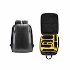 For DJI AVATA Storage Bag Hard Shell Waterproof Shoulder Bag Backpack(Yellow EVA Lining) - 1