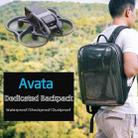 For DJI AVATA Storage Bag Hard Shell Waterproof Shoulder Bag Backpack(Yellow EVA Lining) - 7