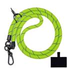 10mm Thick Rope Mobile Phone Lanyard Spacer Adjustable Anti Theft Phone Strap(NO.5 Green and Blue) - 1