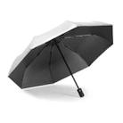 55cm Photography Lighting Umbrella Outdoor Portable Sun Umbrella(Silver Black) - 1