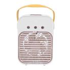 Mini Desktop Air Conditioner Fan Household Spray Humidification Air Cooler(White) - 1