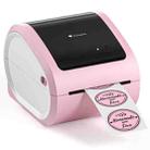 Phomemo D520-BT Bluetooth Thermal Shipping Label Printer Wireless Desktop Printer For Barcode Address Labels, Size: EU(Pink White) - 1