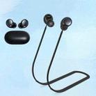 For Anker Soundcore Space A40 2pcs Headphones Silicone Anti-Lost Cord(Black) - 1