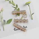 3pcs/set Smart Watch Silicone Strap Buckle Decoration Ring(Gold) - 1