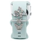 3pcs/Set Smart Watch Silicone Watch Band Decorative Ring Butterfly Buckle Watch Band Decorations(1) - 1