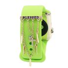 Watch Silicone Watch Band Decoration Ring Diamond Series Decoration Buckle(4) - 1