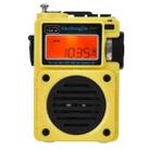 HanRongda HRD-701 Portable Full Band Radio Subwoofer Bluetooth TF Card Digital Display Radio(Yellow) - 1