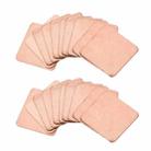 20pcs Laptop Cooling Copper Heat Sink Thermal Conductive Tabs Cell Phone Computer Graphics Card Heat Sinks 15x15x0.1mm - 1