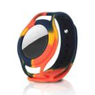 For AirTag Tracker Wrist Strap Watch Strap Silicone Protective Case(No 4) - 1