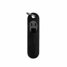 Eject Sim Card Tray Open Pins Needle Keychain Tool With Silicone Case(Black) - 1