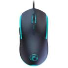 IMICE T30 Wired E-Sports Gaming Mouse LED Luminous Colorful Programmable 6D Mouse(Black) - 1