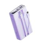 ROMOSS PAC20 PD 20W 20000mAh Power Bank Built In 8 Pin & Type-C/USB-C Cable(Purple) - 1