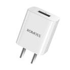 ROMOSS TK05S 5V1A Fast Charging Data Cable Charging Head For Apple, CN Plug(White) - 1