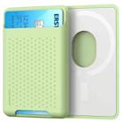 For IPhone 12 / 13 / 14 Series AhaStyle PT133 Mobile Phone Magnetic Silicone Card Case(Green Matte) - 1