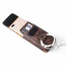 5.5-5.7 inch Mobile Phone Hanging Belt Bag Headphone Cable Storage(Black) - 4