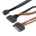 Mini SAS 36P HD8643 To MINI SAS 8639+ 15P Power Hard Drive Data Cable 0.75m - 1