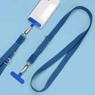 Mobile Phone Messenger Lanyard Adjustable Wide Hanging Neck Sling(Gem Blue) - 1