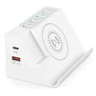 PD 20W +QC 3.0 Wireless Charging+6 Ports Multi-function Charger(US Plug) - 1