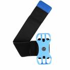 Four Claws Wide Removable Swivel Arm Wrist Strap Cell Phone Bag Sports Arm Bag For 4.5-7 inch Phone(Blue) - 1