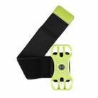 Four Claws Wide Removable Swivel Arm Wrist Strap Cell Phone Bag Sports Arm Bag For 4.5-7 inch Phone(Fluorescent Green) - 1