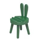 Cartoon Chair Shape Desktop Mobile Phone Holder Cute Mini Universal Phone Rack, Style: Rabbit(Green) - 1