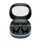 Transparent Bluetooth Earphones Wireless In-Ear HIFI Music TWS Gaming Sports Headset(Black) - 1