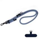 10mm Thick Rope Mobile Phone Anti-Lost Adjustable Lanyard Spacer(Gray Blue) - 1