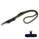 10mm Thick Rope Mobile Phone Anti-Lost Adjustable Lanyard Spacer(Army Green) - 1