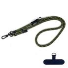 10mm Thick Rope Mobile Phone Anti-Lost Adjustable Lanyard Spacer(Grass Green Beige) - 1