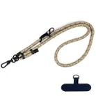 10mm Thick Rope Mobile Phone Anti-Lost Adjustable Lanyard Spacer(Khaki Gray Pattern) - 1