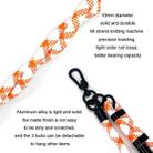 10mm Thick Rope Mobile Phone Anti-Lost Adjustable Lanyard Spacer(Blue White Twill) - 6