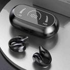 Bluetooth 5.3 Wireless Ear Clip Noise Reduction Headset Gaming Earphones(With Screen Black) - 1