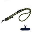10mm Thick Rope Mobile Phone Anti-Lost Adjustable Lanyard Spacer(Green Fluorescent Twill) - 1