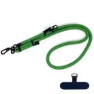 10mm Thick Rope Mobile Phone Anti-Lost Adjustable Lanyard Spacer(Grass Green) - 1
