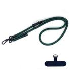 10mm Thick Rope Mobile Phone Anti-Lost Adjustable Lanyard Spacer(Dark Green) - 1