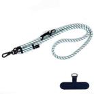 10mm Thick Rope Mobile Phone Anti-Lost Adjustable Lanyard Spacer(Gradient Light Blue) - 1