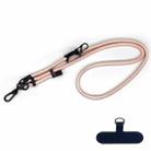 10mm Thick Rope Mobile Phone Anti-Lost Adjustable Lanyard Spacer(Pink Gold) - 1