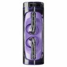 YX11 Transparent Capsule Wireless Bluetooth Earphones Large Battery Long Life TWS Headset(Purple) - 1