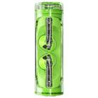 YX11 Transparent Capsule Wireless Bluetooth Earphones Large Battery Long Life TWS Headset(Green) - 1