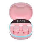 M13 LED Digital Display Wireless In-Ear Noise Reduction Bluetooth Headset Sport Headphones(Pink) - 1