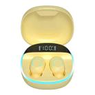 M13 LED Digital Display Wireless In-Ear Noise Reduction Bluetooth Headset Sport Headphones(Lemon Yellow) - 1