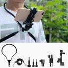 TUYU Camera Neck Holder Mobile Phone Chest Strap Mount  For Video Shooting//POV, Spec: With Phone Clip (Black) - 1