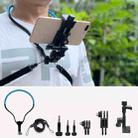 TUYU Camera Neck Holder Mobile Phone Chest Strap Mount  For Video Shooting//POV, Spec: With Phone Clip (Blue) - 1
