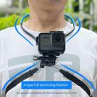 TUYU Camera Neck Holder Mobile Phone Chest Strap Mount  For Video Shooting//POV, Spec: With Phone Clip (Blue) - 11