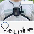 TUYU Camera Neck Holder Mobile Phone Chest Strap Mount  For Video Shooting//POV, Spec: Vertical Shooting (Blue) - 1