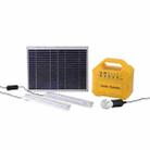 7AH 10W Solar Panel Emergency Light Rechargeable LED Solar Energy Kit - 1