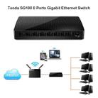 Tenda SG108 100/1000M Desktop Network Switch 8 Port Gigabit Desktop Switch Ethernet Switch LAN Hub(EU Plug) - 3